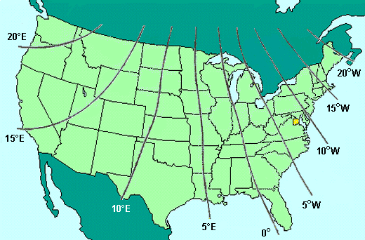 Magnetic variation - U.S.