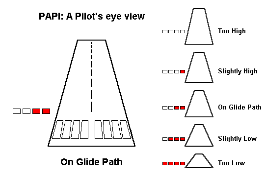 2-light and 4-light PAPI systems.