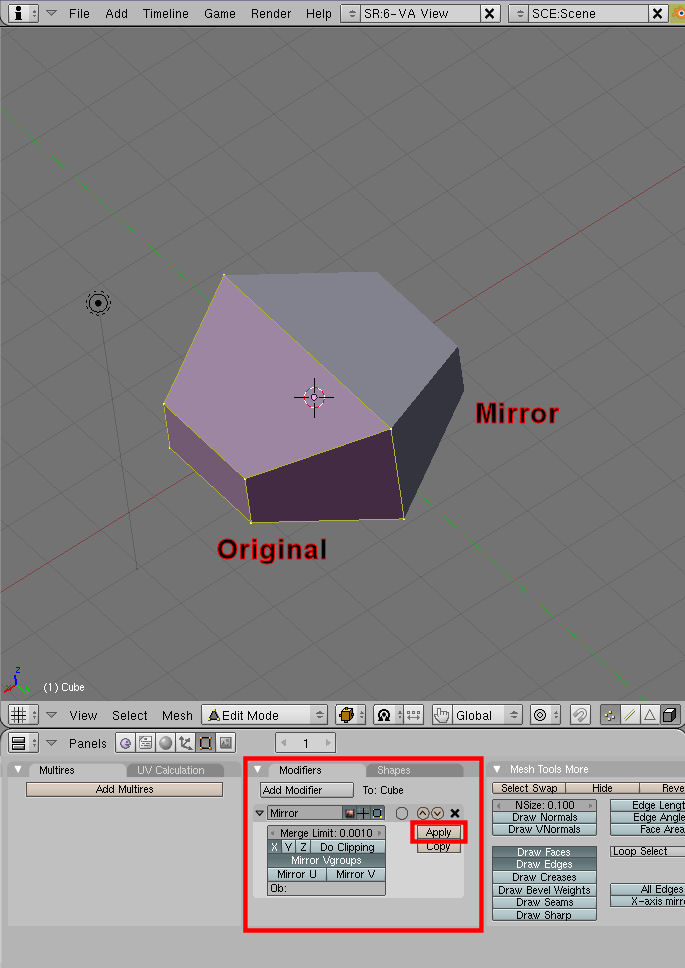 Image:BlenderMirrorModifierSetup.jpg