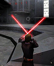 Dueling Players involved in a Saber Lock